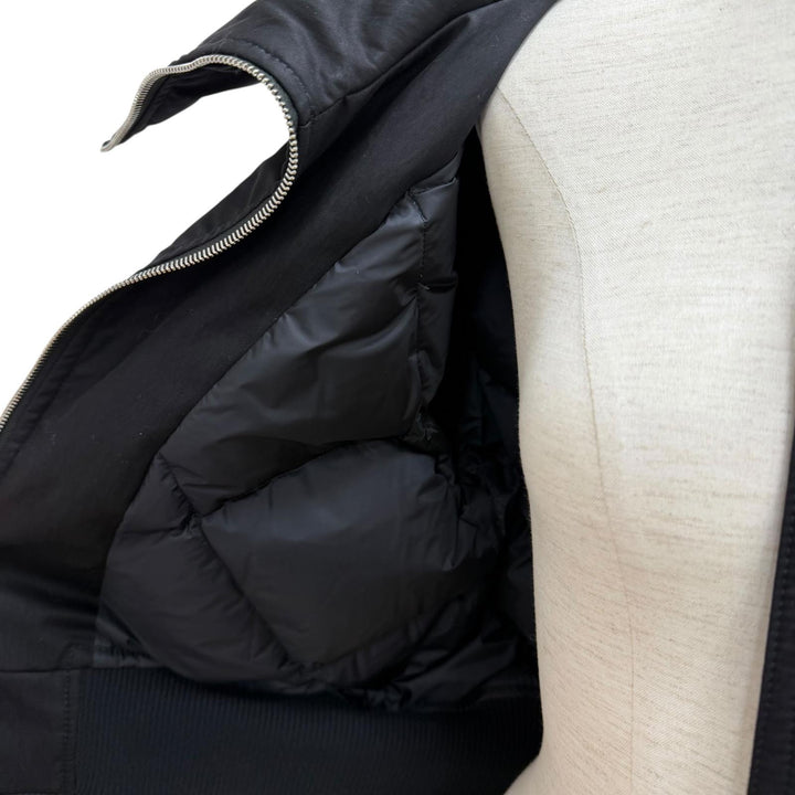 Excellent TATRAS Down jacket BESCI Logo patch ZIP UP black cotton 3 LTME24A4511