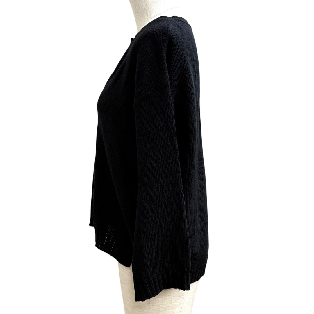 Great VALENTINO knit black Virgin wool Women XS 4B3KC53X8E4