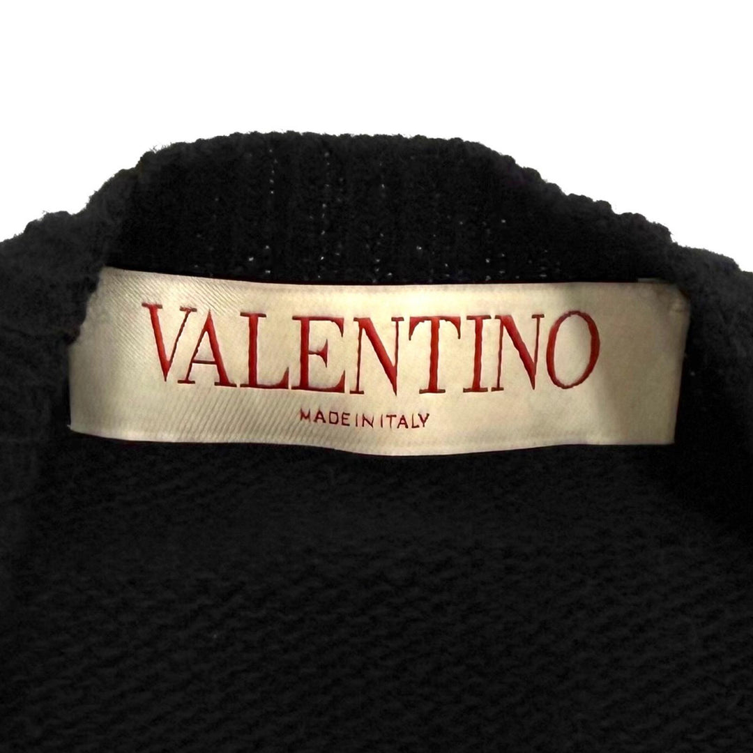 Great VALENTINO knit black Virgin wool Women XS 4B3KC53X8E4