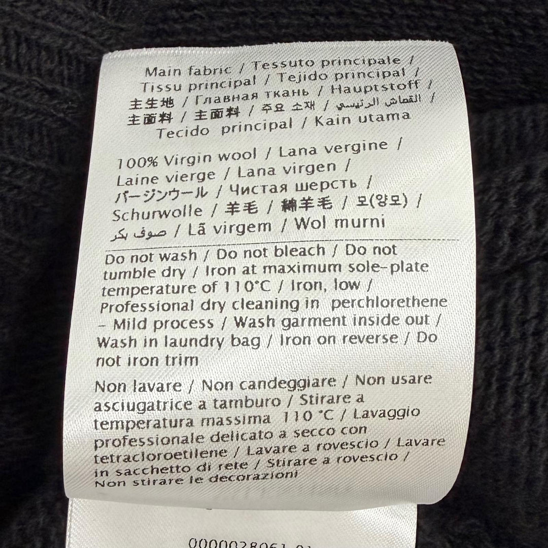 Great VALENTINO knit black Virgin wool Women XS 4B3KC53X8E4