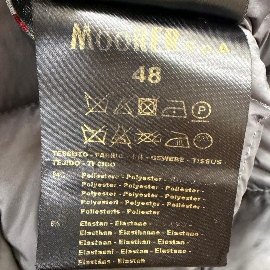 Excellent MOORER down coat VERONA Docking Design Double-Breasted