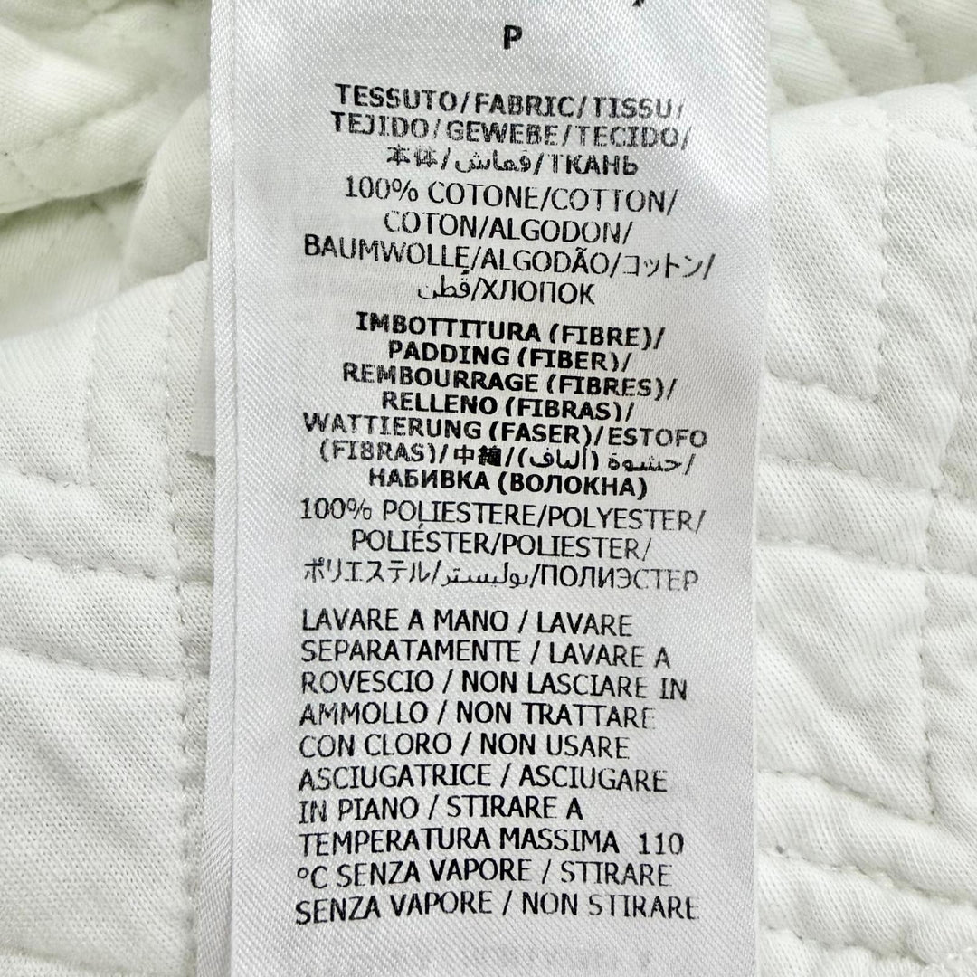 Great GUCCI sweat Logo quilted sweatshirt white cotton Women S 717400