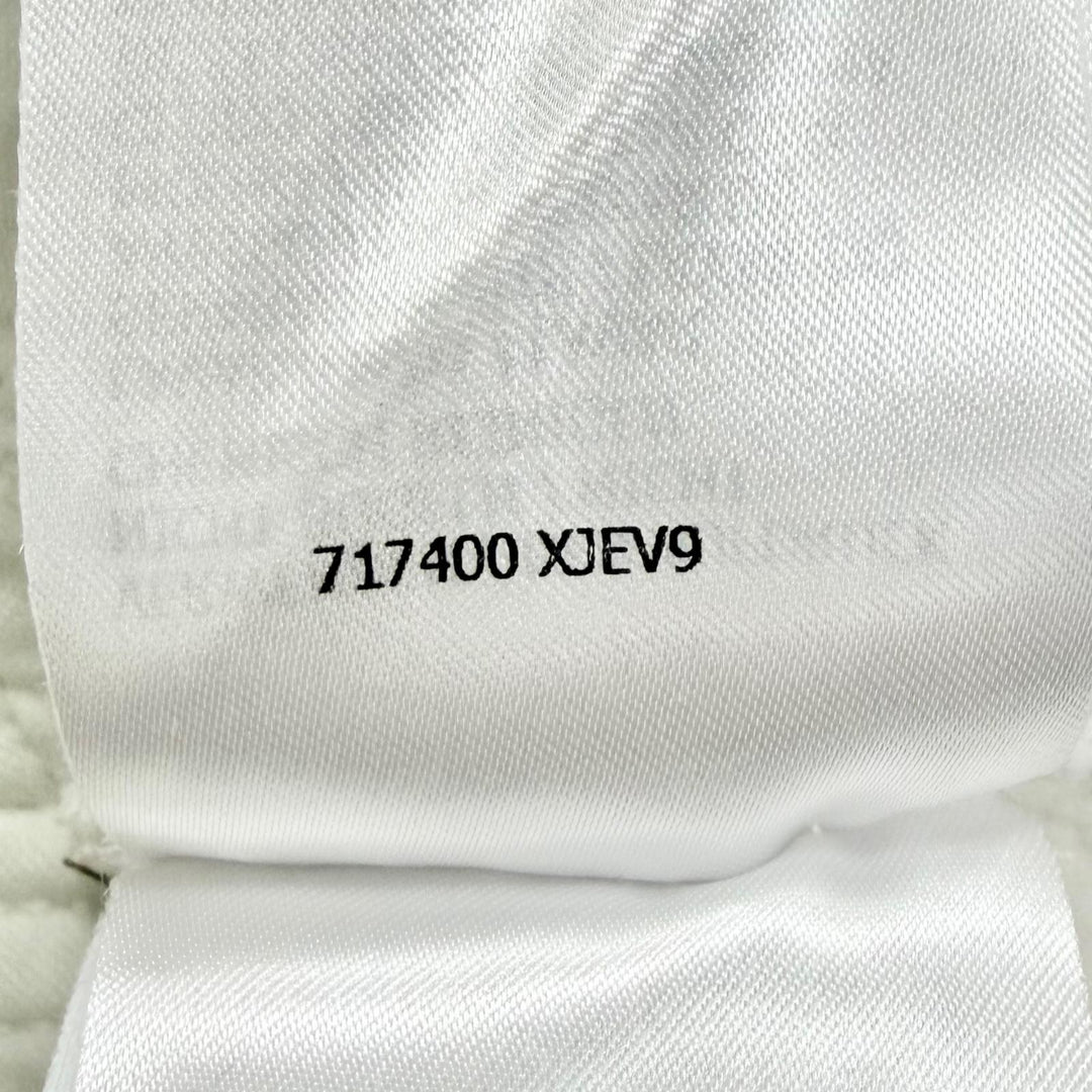 Great GUCCI sweat Logo quilted sweatshirt white cotton Women S 717400