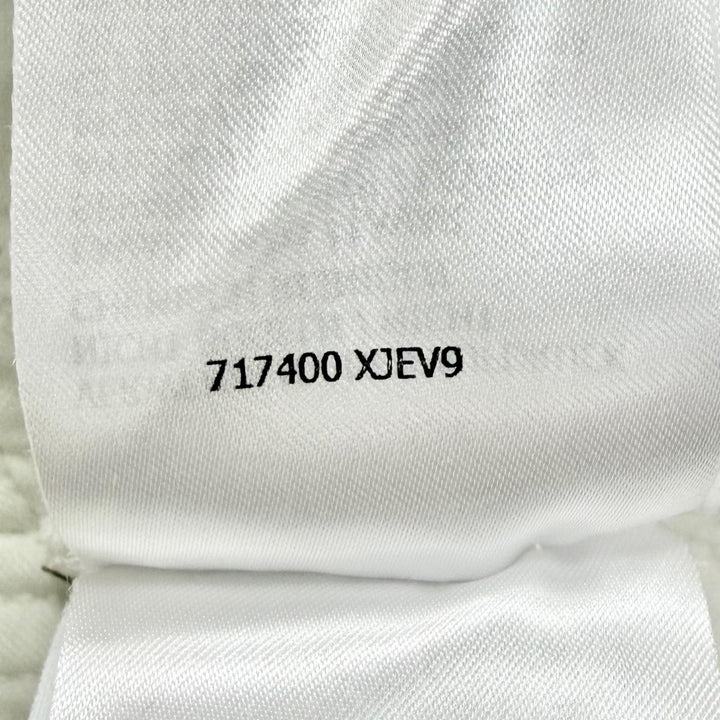 Great GUCCI sweat Logo quilted sweatshirt white cotton Women S 717400