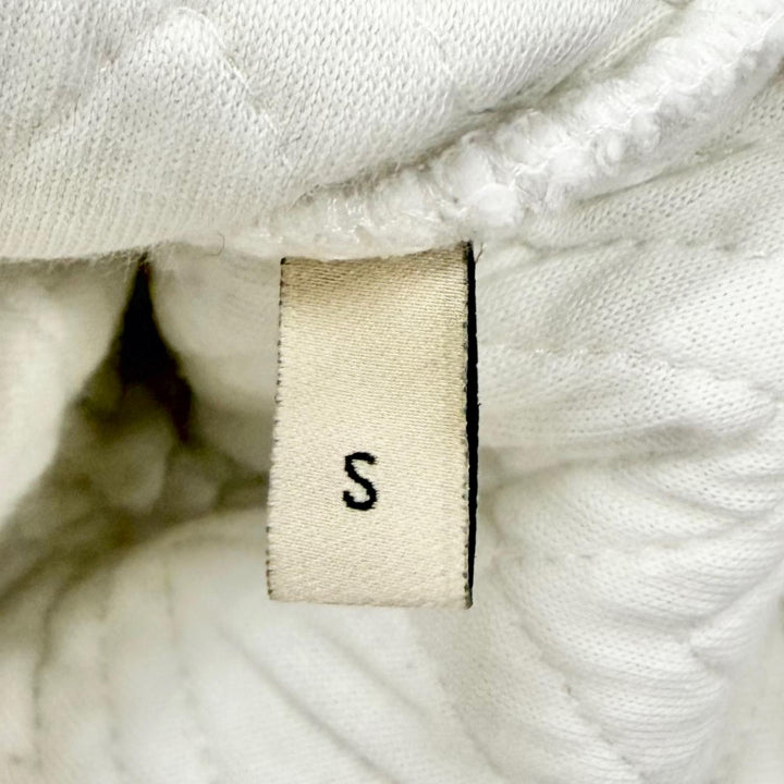 Great GUCCI sweat Logo quilted sweatshirt white cotton Women S 717400