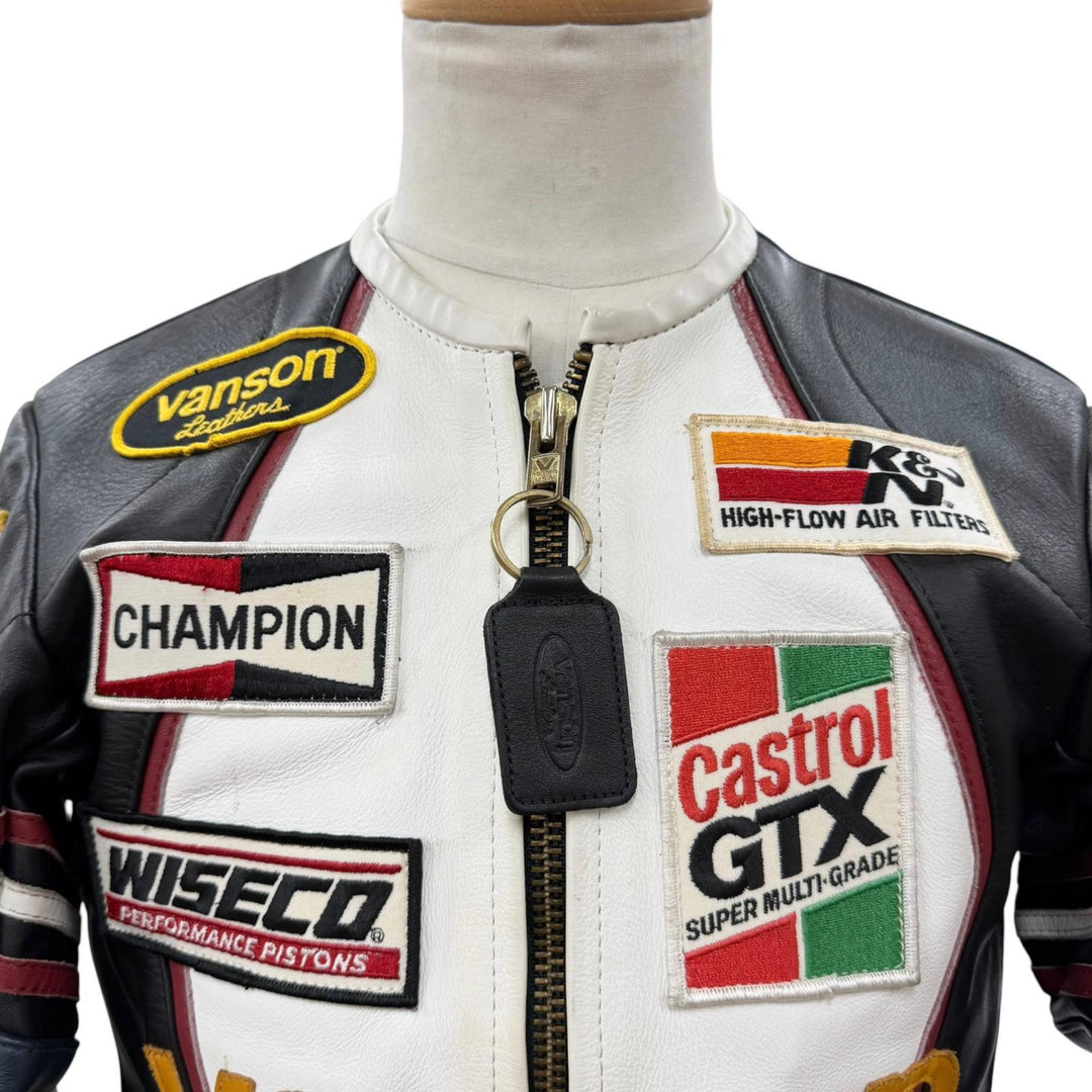 Great VANSON Leather jacket ONE STAR LEATHER JACKET One Star Biker Jacket