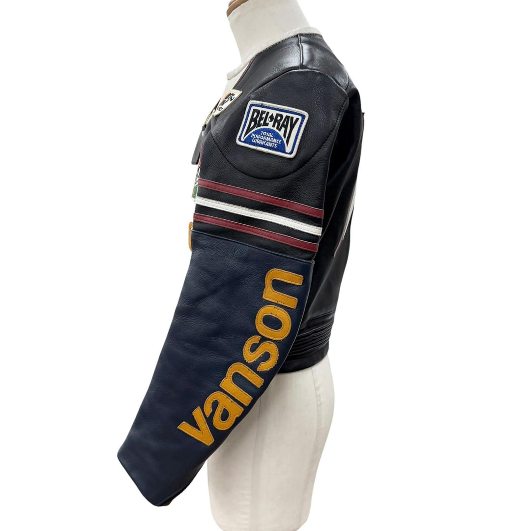 Great VANSON Leather jacket ONE STAR LEATHER JACKET One Star Biker Jacket