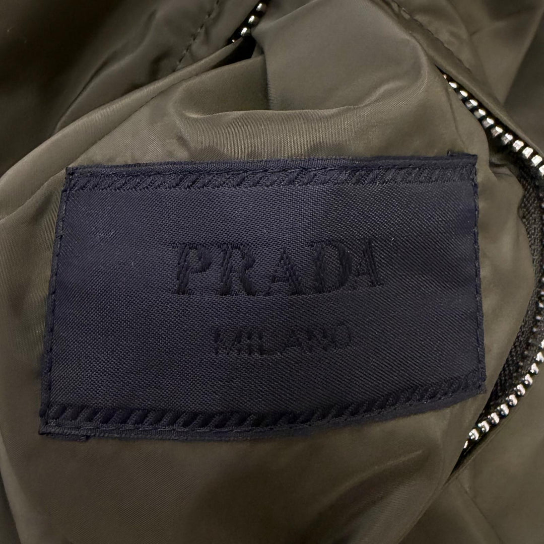 Excellent PRADA Blouson Triangle Logo Reversible Windbreaker