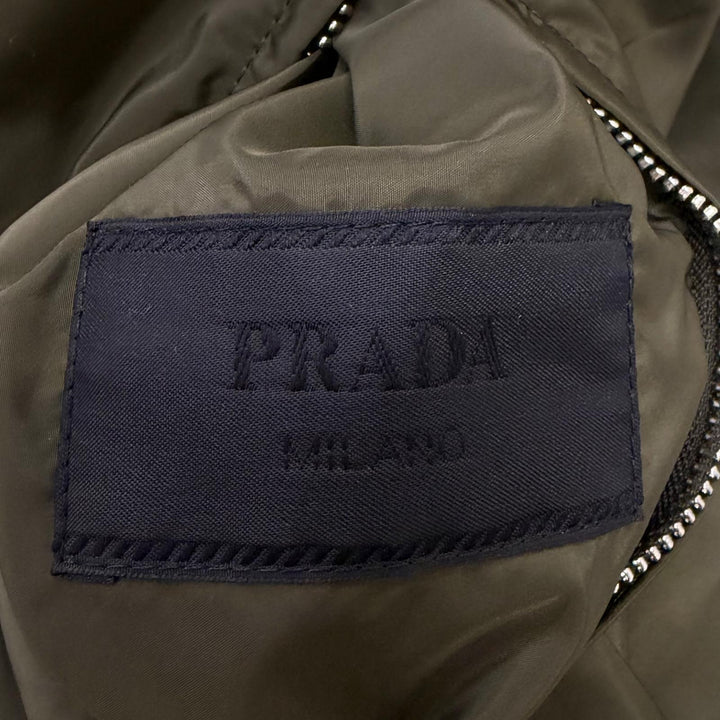 Excellent PRADA Blouson Triangle Logo Reversible Windbreaker
