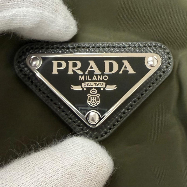 Excellent PRADA Blouson Triangle Logo Reversible Windbreaker