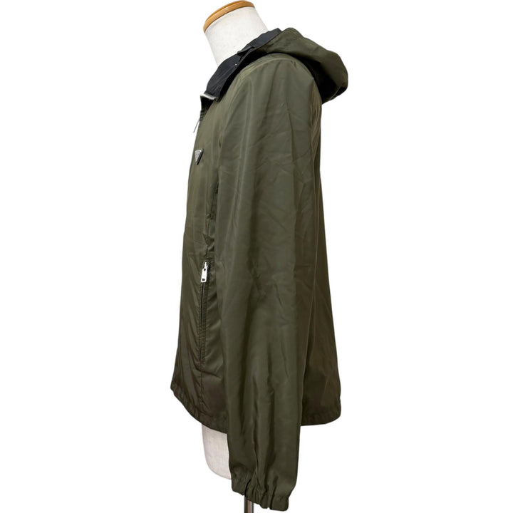 Excellent PRADA Blouson Triangle Logo Reversible Windbreaker