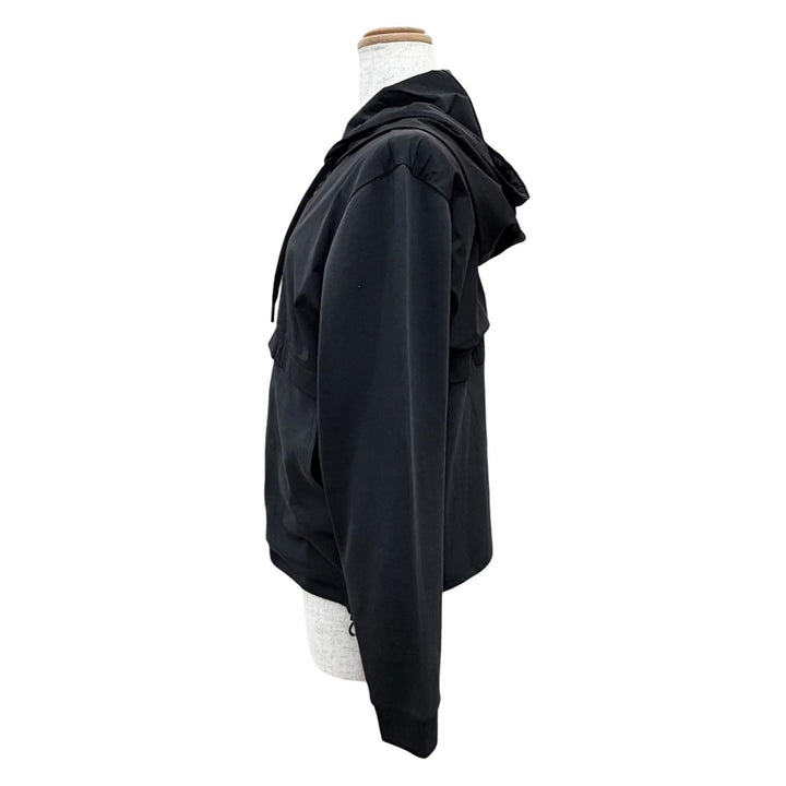 Excellent Herno Jacket Zip-up hoodie jacket black cotton Women XS JC000100D