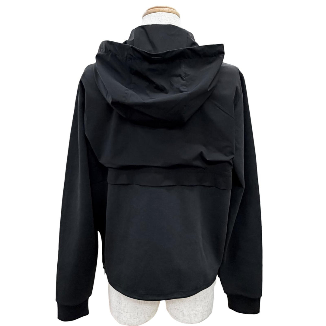 Excellent Herno Jacket Zip-up hoodie jacket black cotton Women XS JC000100D