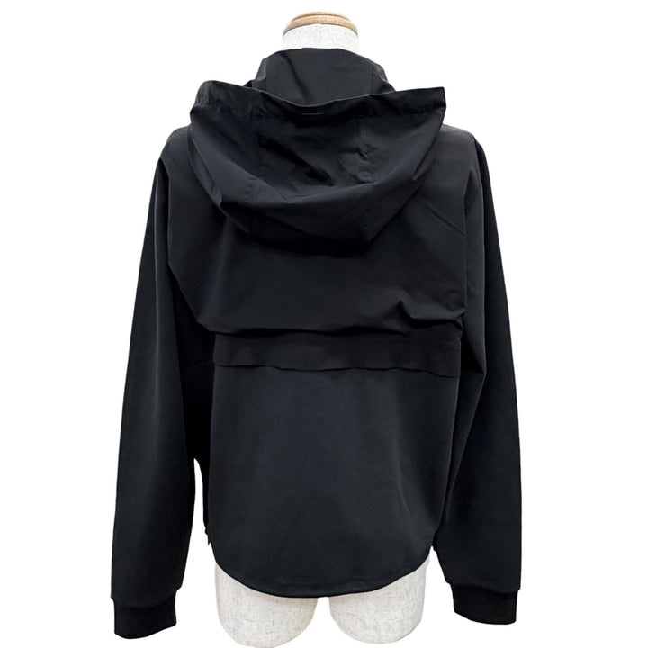 Excellent Herno Jacket Zip-up hoodie jacket black cotton Women XS JC000100D