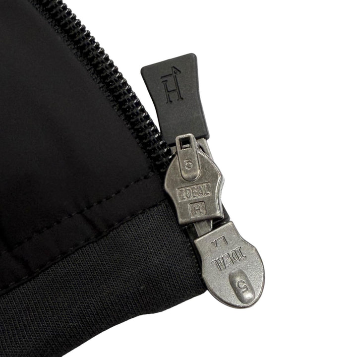 Excellent Herno Jacket Zip-up hoodie jacket black cotton Women XS JC000100D