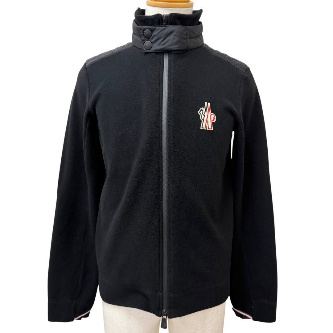 Great MONCLER GRENOBLE Jacket MAGLIA CARDIGAN freeze black