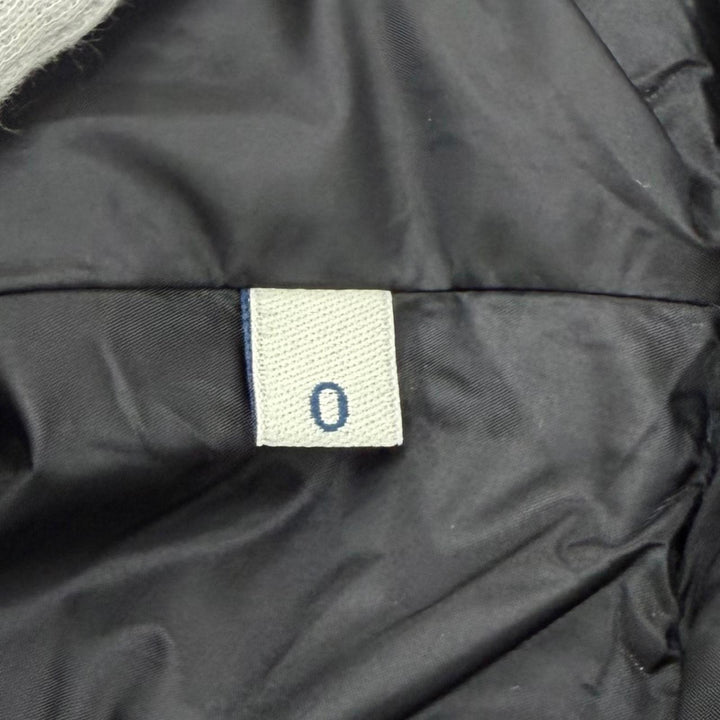 Great MONCLER down coat HERMINE Logo patch and hood ZIP UP black 0 C20934930005