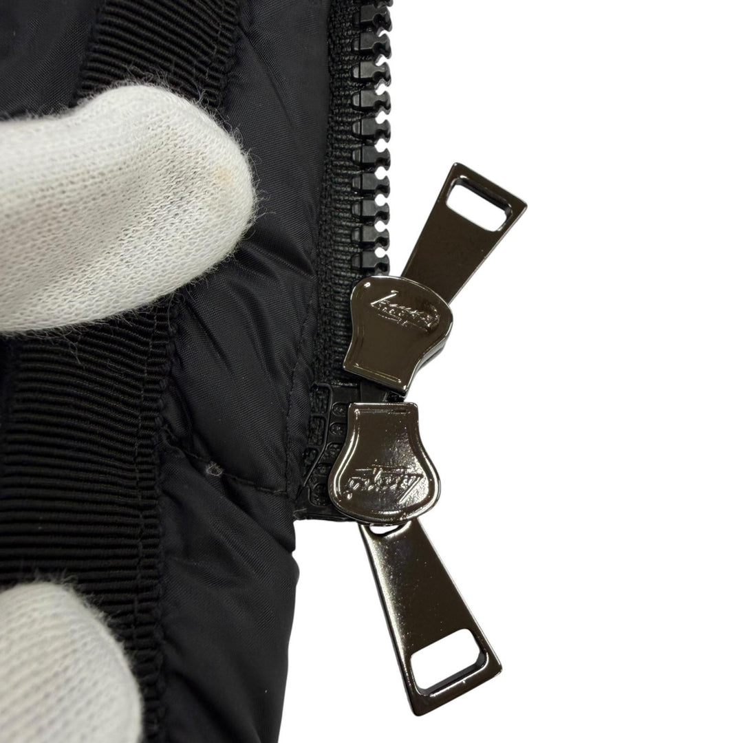 Great MONCLER down coat HERMINE Logo patch and hood ZIP UP black 0 C20934930005