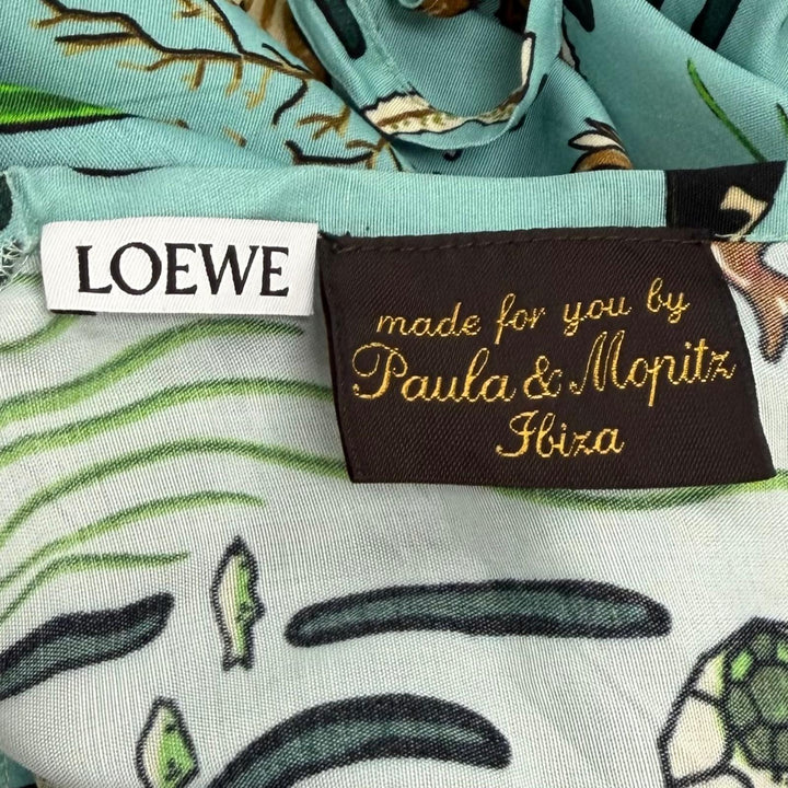 Excellent LOEWE×Paulas Ibiza one piece green Rayon Women S D2286120PO