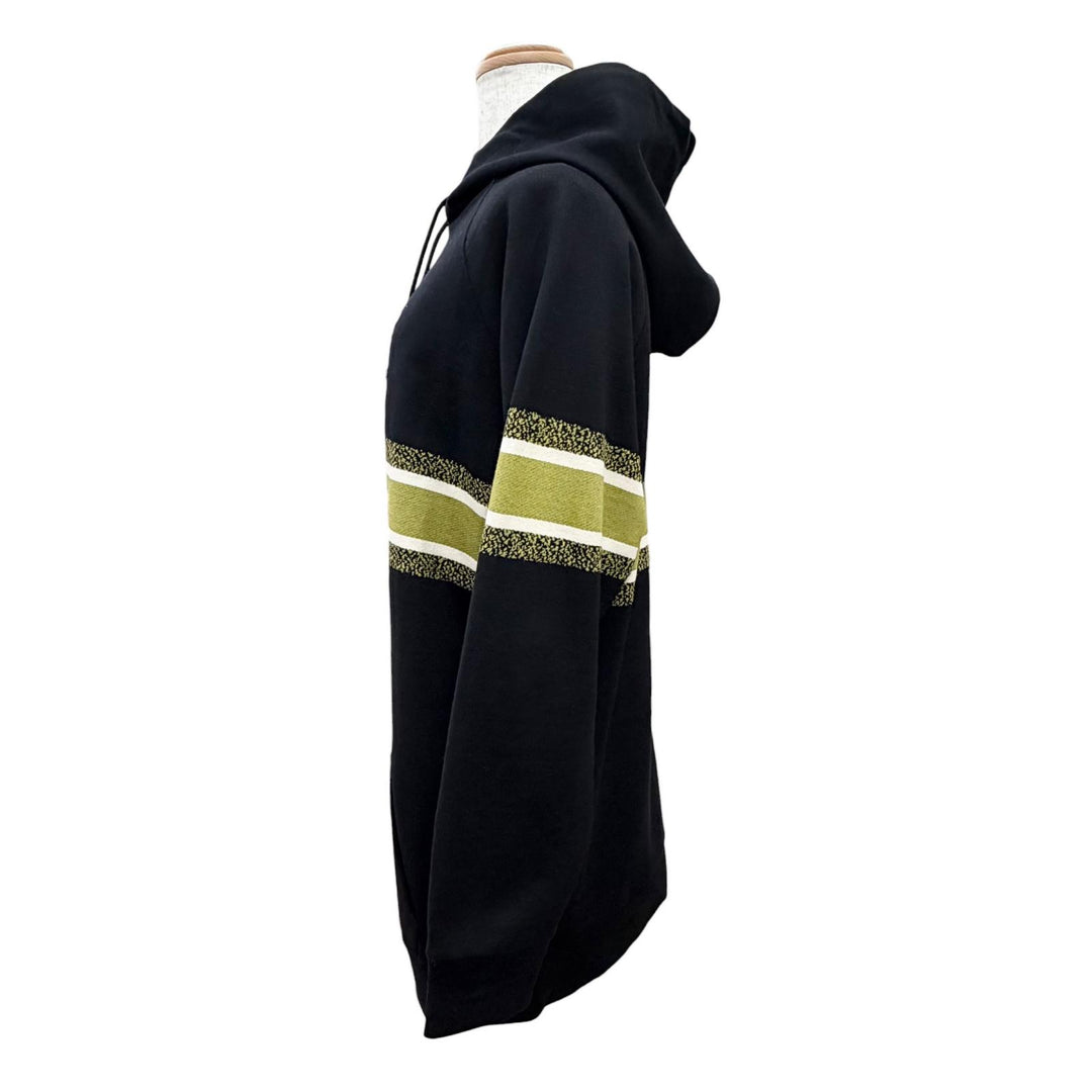 Excellent Christian Dior Flower Logo Embroidery Hoodie black XS 113S04A4013