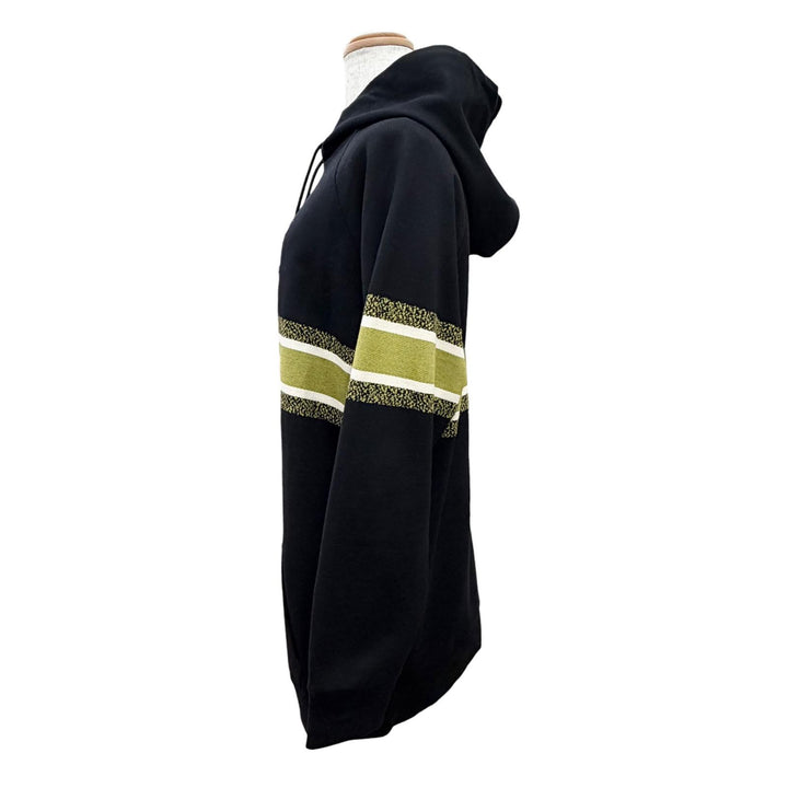 Excellent Christian Dior Flower Logo Embroidery Hoodie black XS 113S04A4013