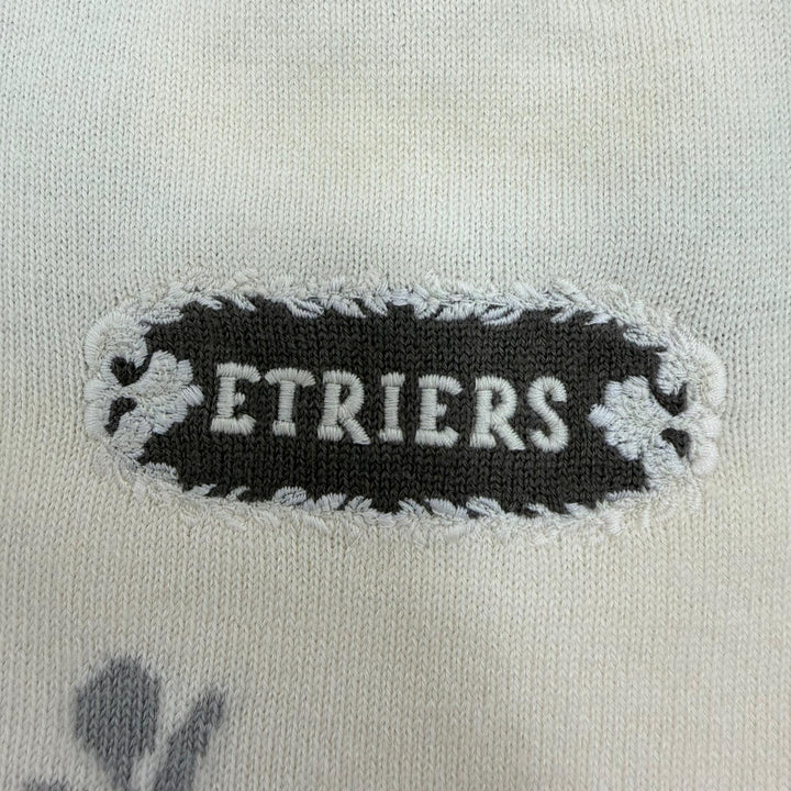Pristine HERMES Short sleeve knit Etriers beige wool Women 38 4E2624D5