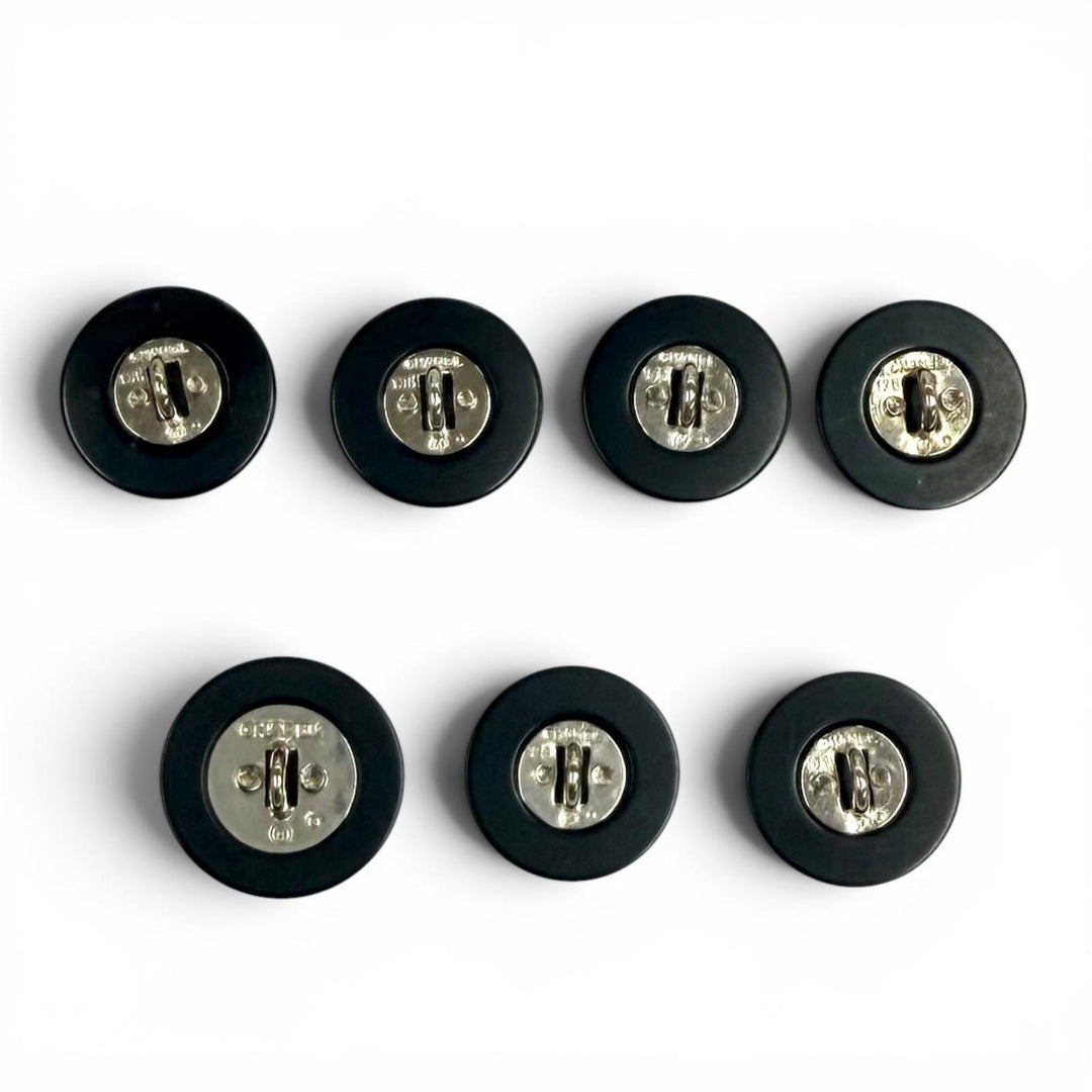 Great CHANEL button COCO Mark Buttons: 1 large, 6 small (7-piece set) black
