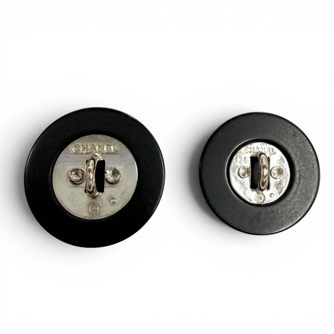 Great CHANEL button COCO Mark Buttons: 1 large, 6 small (7-piece set) black