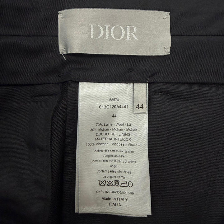 Pristine DIOR Pants slacks black wool mens 44 013C120A4441