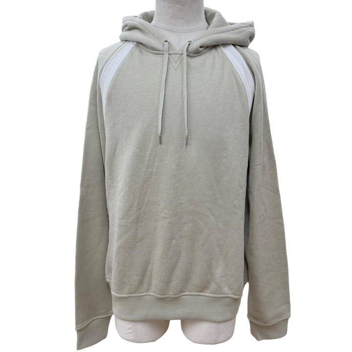 Pristine HERMES hoodie Raglan sleeve pullover green cotton mens S