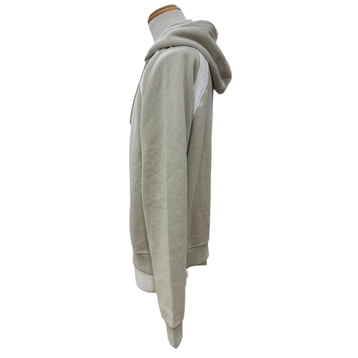 Pristine HERMES hoodie Raglan sleeve pullover green cotton mens S