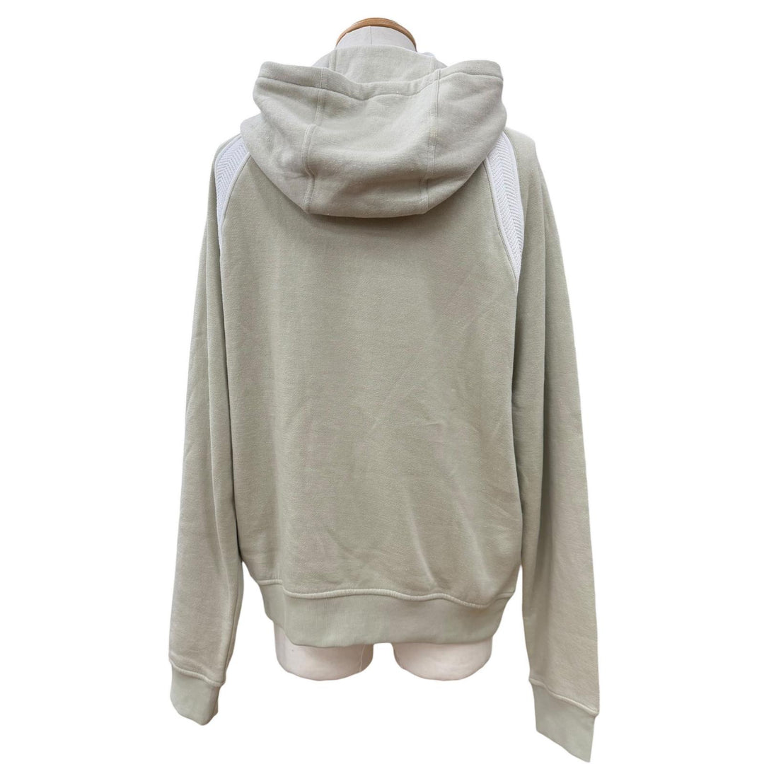 Pristine HERMES hoodie Raglan sleeve pullover green cotton mens S