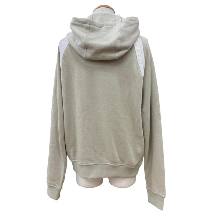 Pristine HERMES hoodie Raglan sleeve pullover green cotton mens S