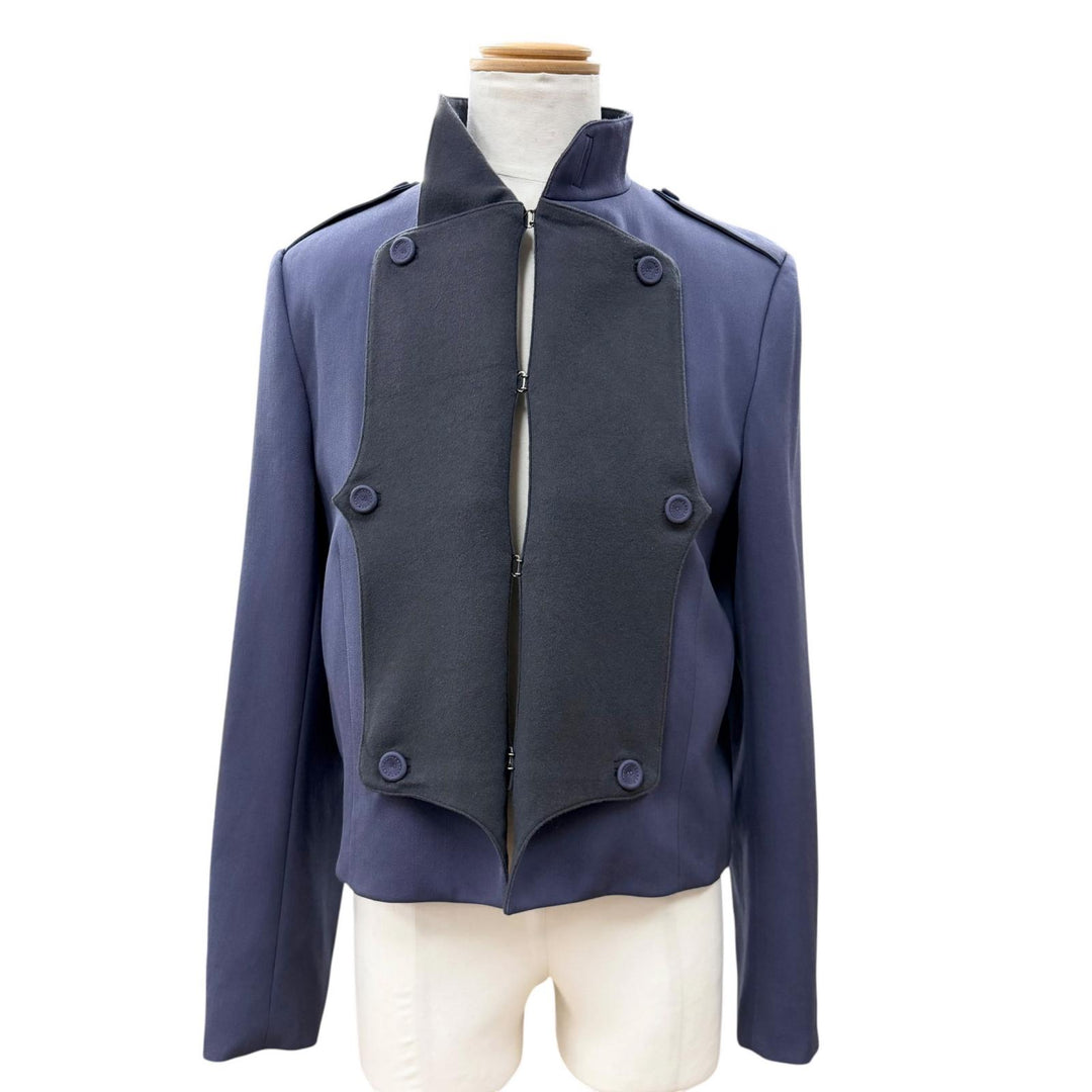 Excellent DIOR Jacket Cashmere blend Napoleon purple wool mens 48 143C208A5307