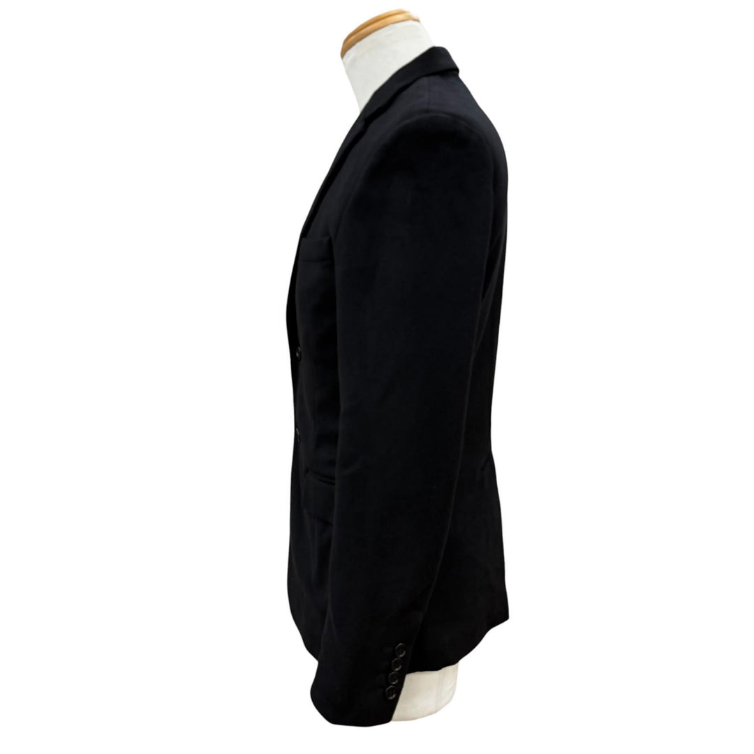 Excellent DIOR tailored jacket black cashmere mens 44 933C224A3225