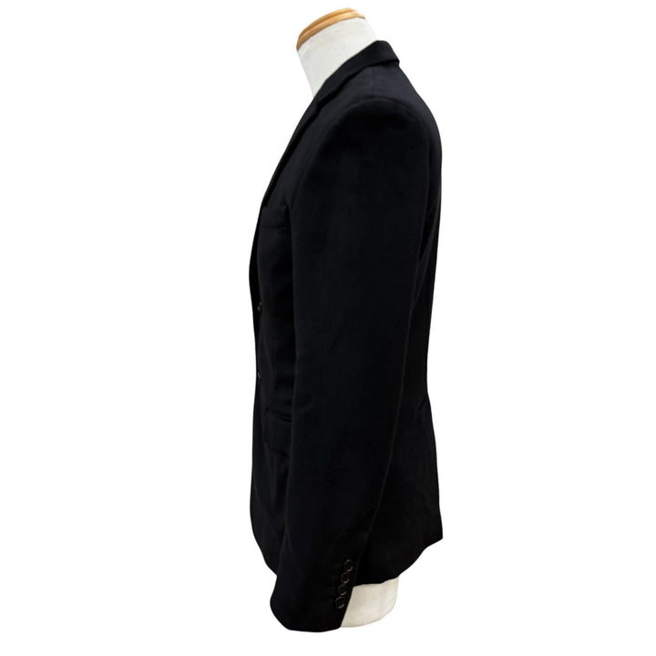 Excellent DIOR tailored jacket black cashmere mens 44 933C224A3225