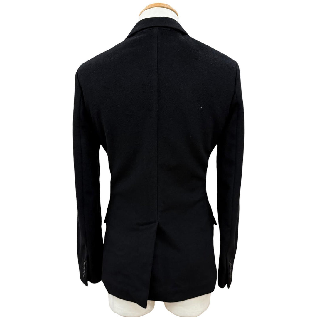 Excellent DIOR tailored jacket black cashmere mens 44 933C224A3225