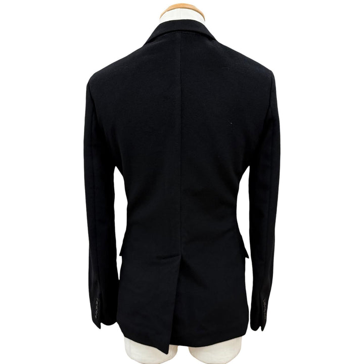 Excellent DIOR tailored jacket black cashmere mens 44 933C224A3225