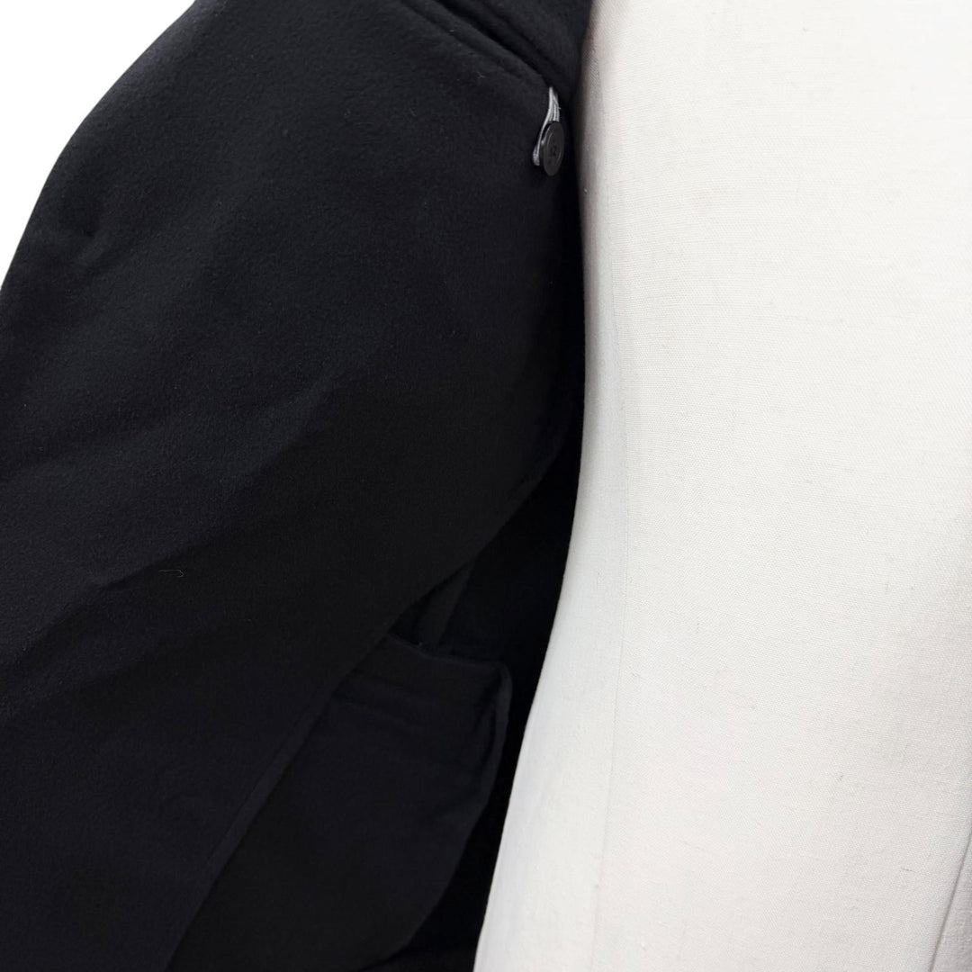 Excellent DIOR tailored jacket black cashmere mens 44 933C224A3225