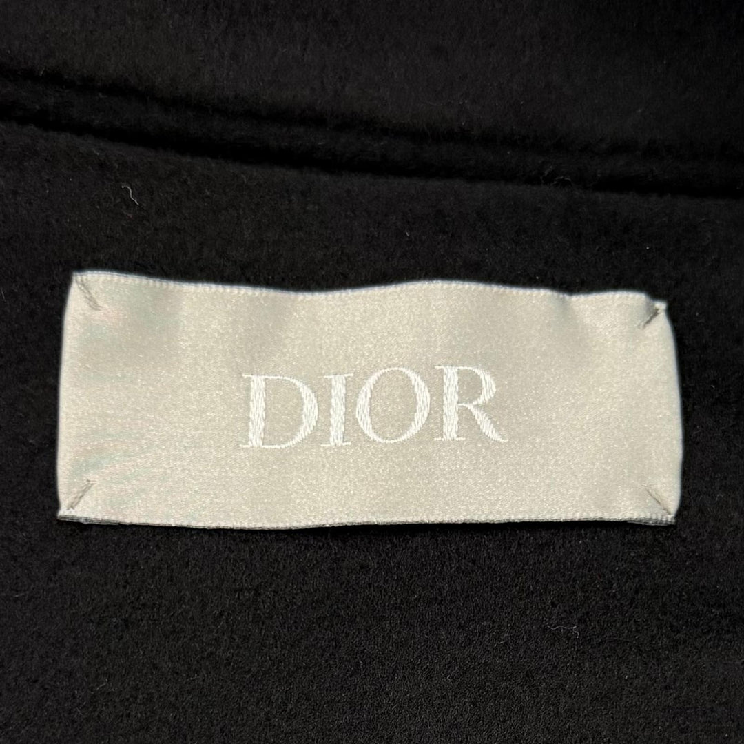 Excellent DIOR tailored jacket black cashmere mens 44 933C224A3225