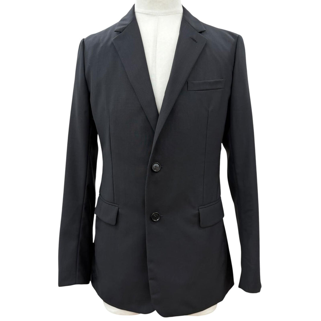 Excellent DIOR tailored jacket Single jacket black wool mens 46 933C702A4884
