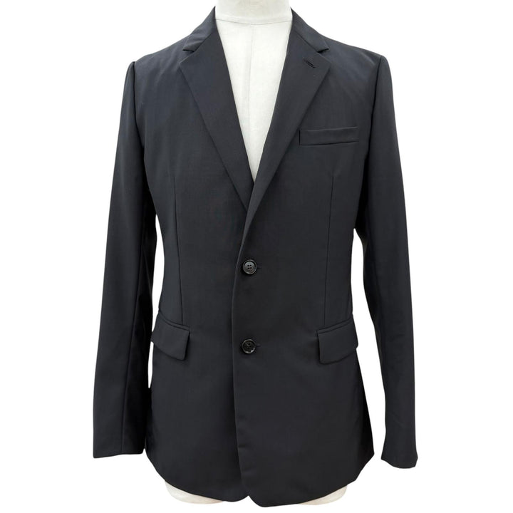Excellent DIOR tailored jacket Single jacket black wool mens 46 933C702A4884