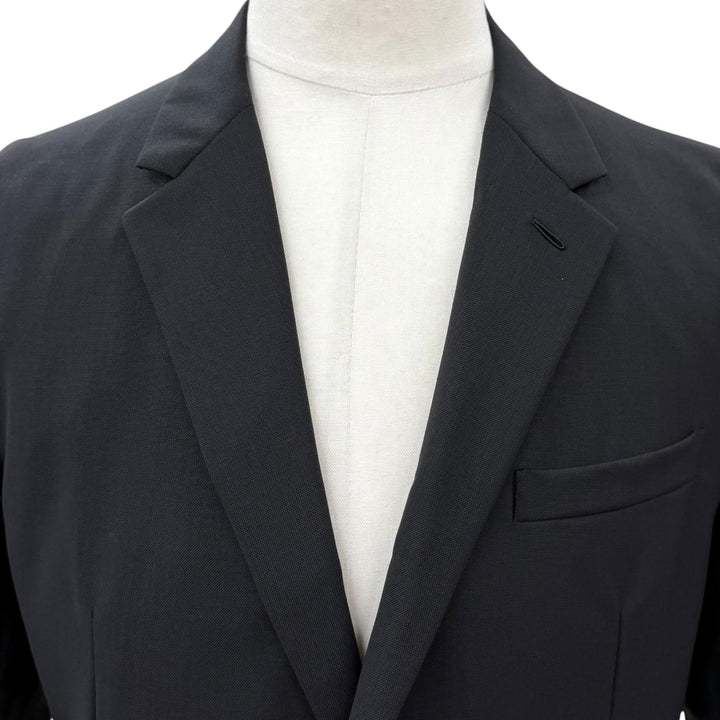 Excellent DIOR tailored jacket Single jacket black wool mens 46 933C702A4884
