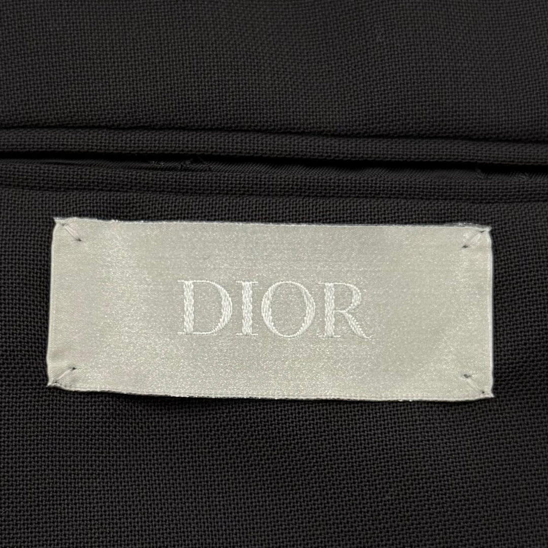 Excellent DIOR tailored jacket Single jacket black wool mens 46 933C702A4884