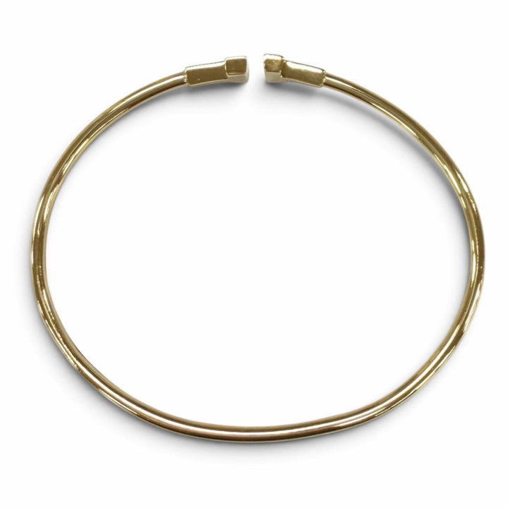 Very Good TIFFANY&Co. bracelet Narrow Wire Bracelet Yellow Gold AU750(YG) Women