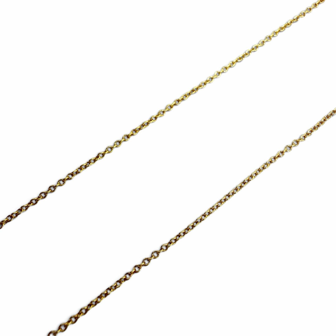 Great TIFFANY&Co. Necklace Sugar stack Pink tourmaline Yellow Gold 750 Women