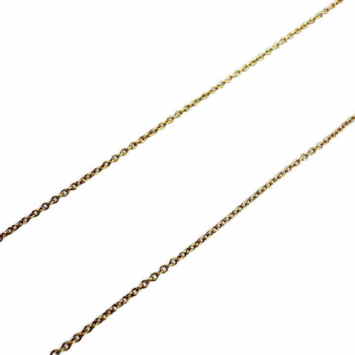 Great TIFFANY&Co. Necklace Sugar stack Pink tourmaline Yellow Gold 750 Women