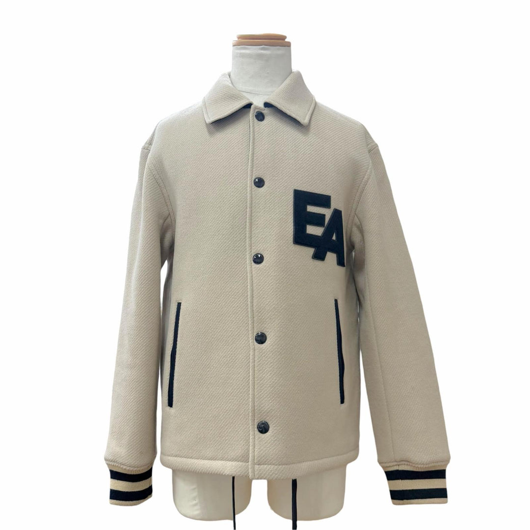 Great EMPORIO ARMANI Stajan beige wool mens 48 EM003125