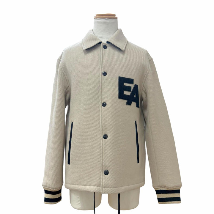 Great EMPORIO ARMANI Stajan beige wool mens 48 EM003125
