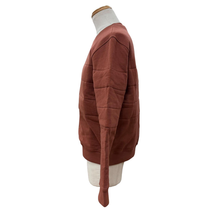 Excellent HERMES sweat H-motif crew neck pullover terracotta cotton mens S